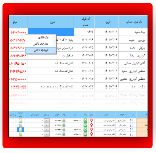 پخش مویرگی آریا نرم افزار حسابداری